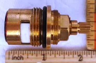 #C9-OWC2H & #C9-OWC3C 3/4" ceramic disc unit with lno threads and Euro 20pt broach