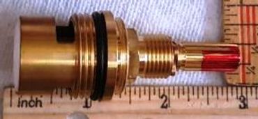 #C9-ODC3CI Hot & #C9-ODC4CI Cold 3/4" ceramic disc unit with threads and medium 16pt broach