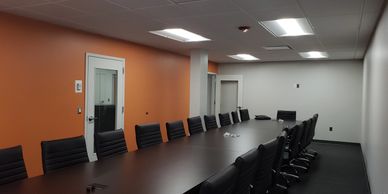Conference room interior renovation