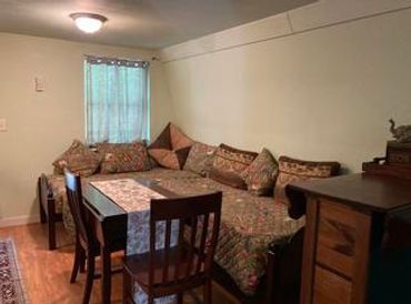 yoga cabin living room