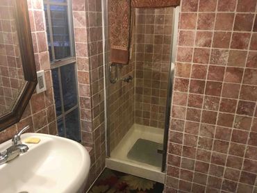 yoga tree house outhouse shower and basin