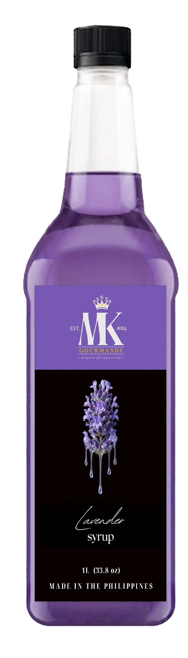 MK Gourmande lavender syrup.