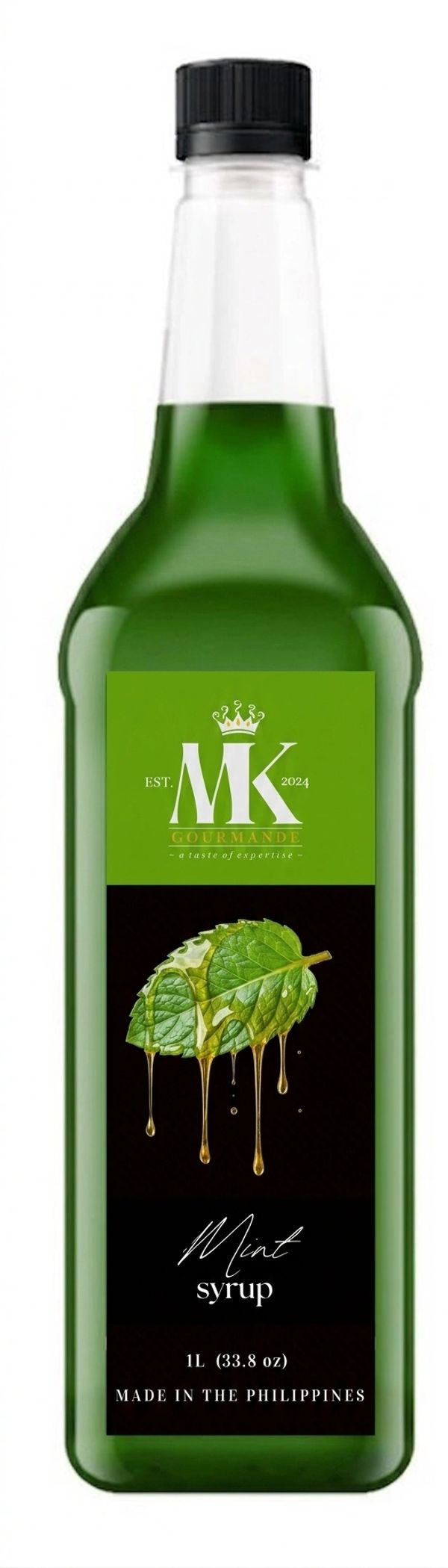 MK Gourmande mint syrup.