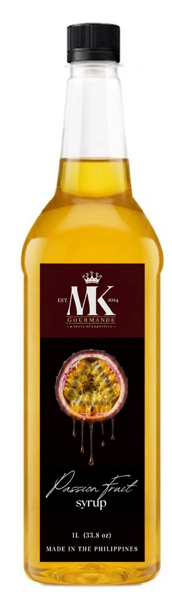 MK Gourmande passion fruit syrup.