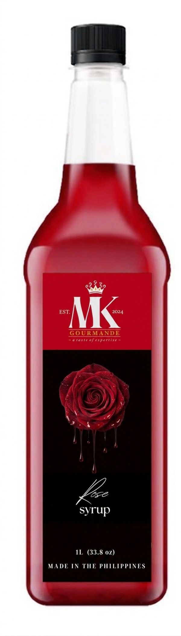 MK Gourmande rose syrup.