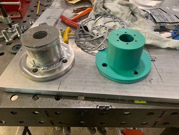 Left - fabricated
Right - printed