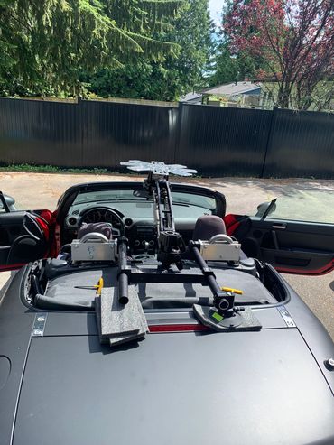 8 camera array “spider” mount for mazda miata.