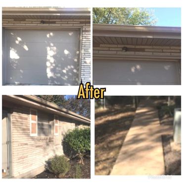 ### Before and After Pressure Washing