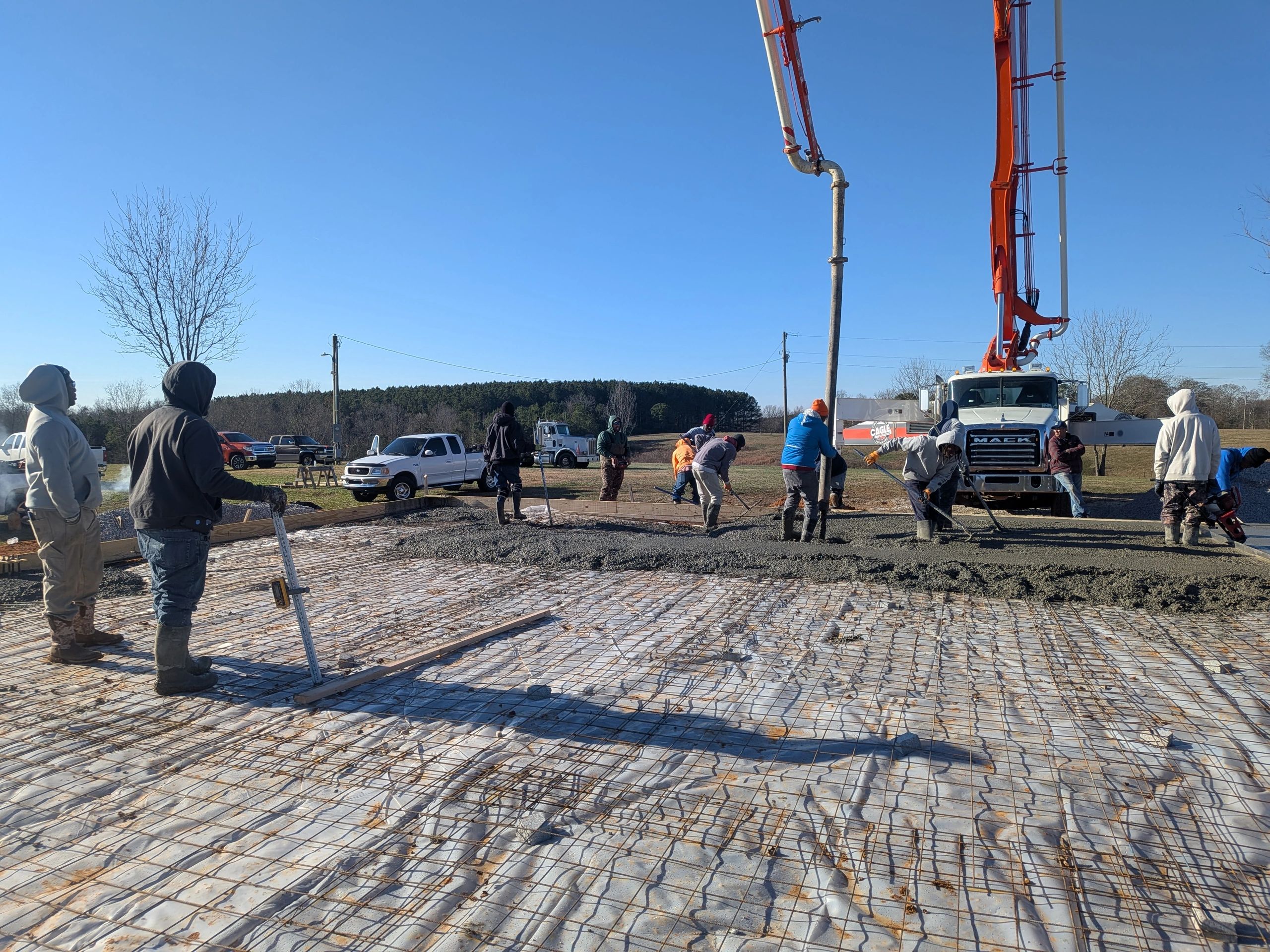 6*6 Welded Wire, Vapor Barrier