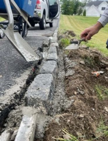 Photo Of Belgian Block Install