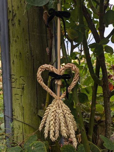 Arrow Plait Heart Shaped Harvest Trophy, £20