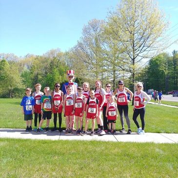 We offer outdoor track & cross country for youth members. Our adult members get together for 3-4 day