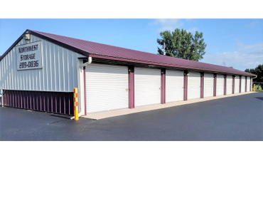 General picture of row of storage units at Northwest Storage