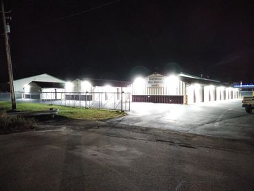 BRIGHT! LED daylight lights. Renters can see when storing their items at Northwest Storage