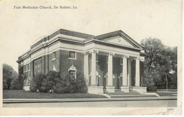 First United Methodist Church postcard