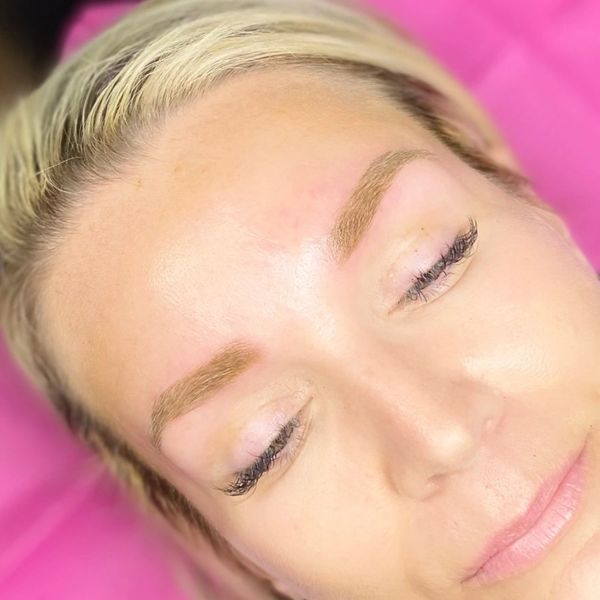 blonde brows permanent makeup