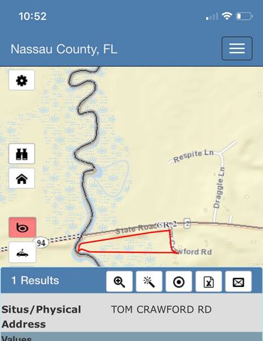 Nassau Count Florida GIS Map of Property