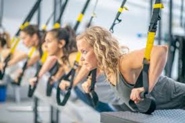 TRX suspension training group fitness by San Antonio personal trainer and fitness coach 