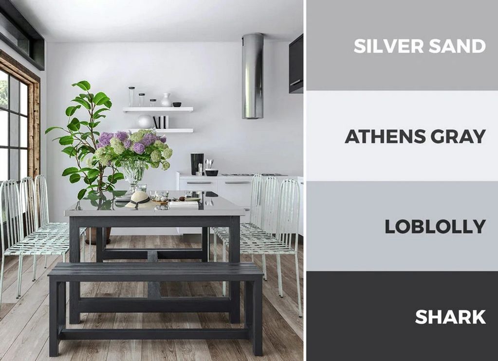 Light Gray +
Scandinavian Gray +
Modern Chrome