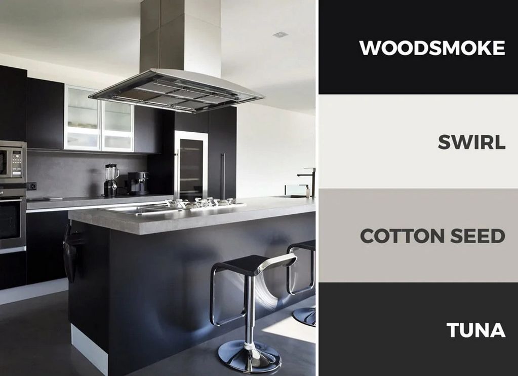 Pitch Black +
Gray +
Modern Appliances
