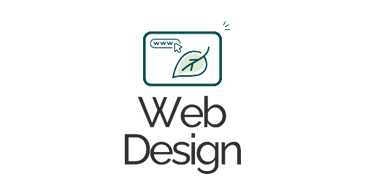 Image of Text: "Web Design" with a creative website graphic.