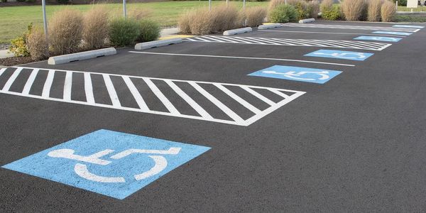 cleveland ohio paint handicap parking spaces curbs sidewalks walkways road striping services cuyahog