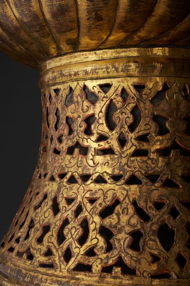 Detail from the openwork decoration of the Tombak Basin, Ottoman Turkey, 16th or 17th century