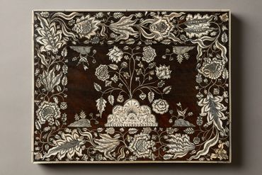 Vizagapatam Ivory-inlaid rosewood dressing box, east India, 1740-60