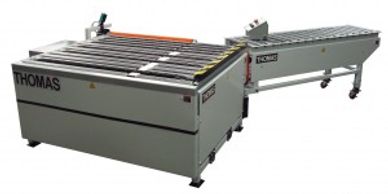 Cutbak conveyor for saws