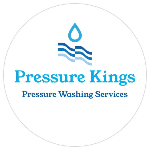 Logo for Pressure Kings, a pressure washing service company.