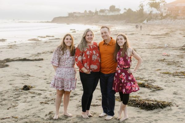Dr. Milam with his family