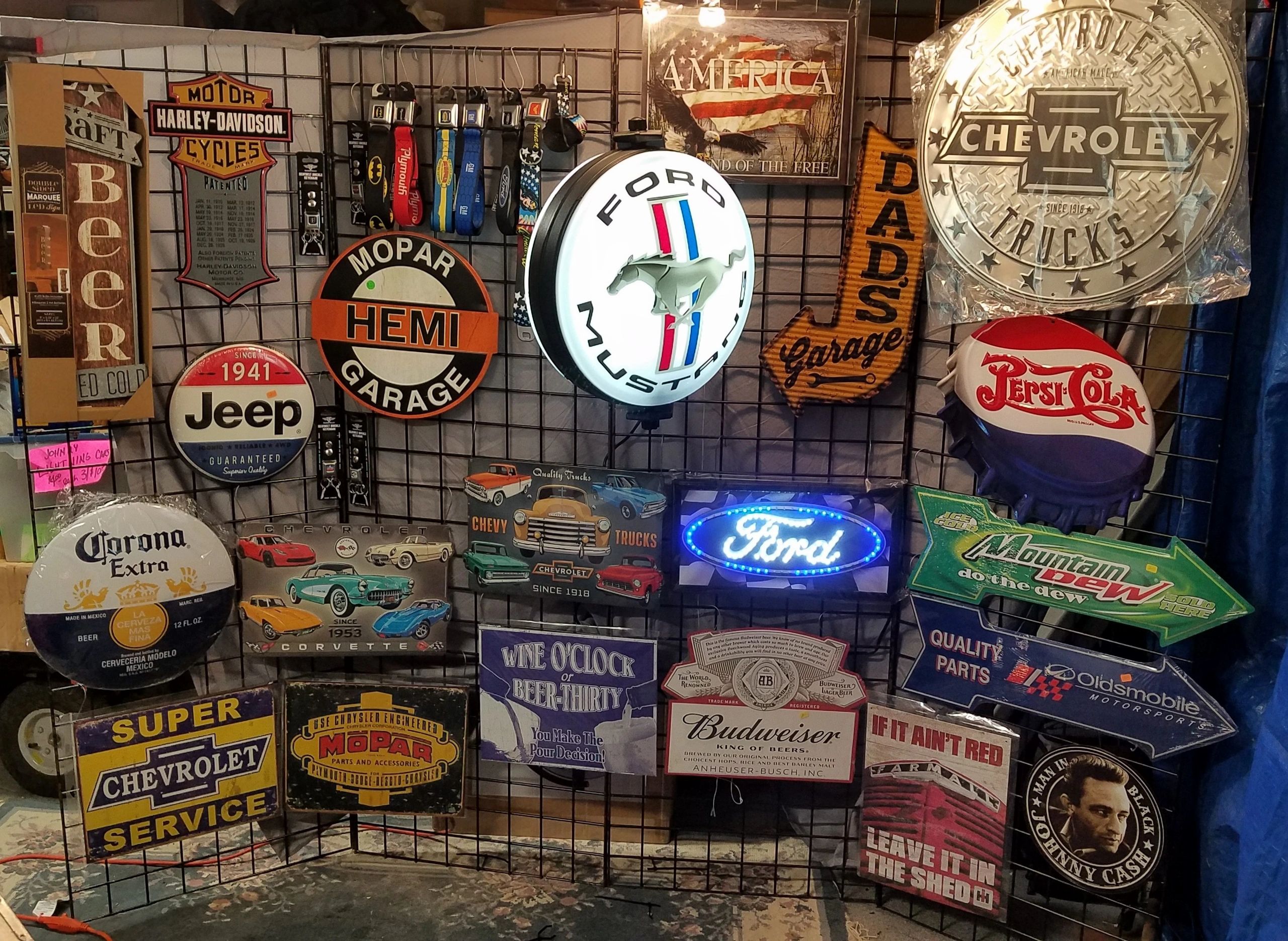 Wall Decor Retro Metal Tin Signs for Bars, Pubs, Moto Clubs, Auto Service  Garages or Homes 