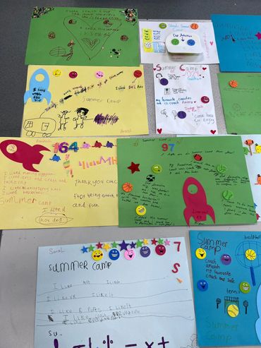 Arts & Crafts work by children who receive free school meals