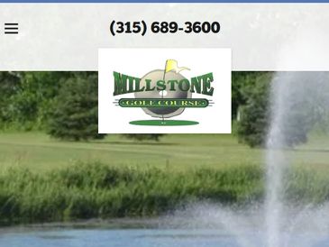 Graphic of Millstone Golf Course home page.