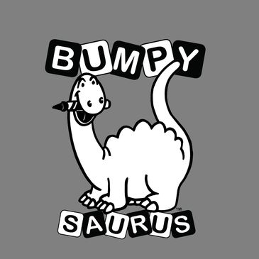 bumpy saurus logo graphic