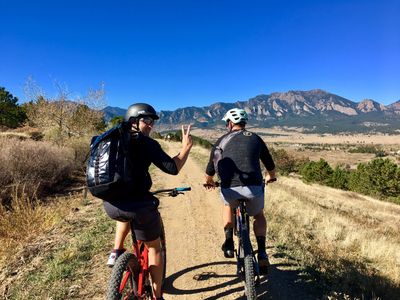 Mountain bike trails in Colorado