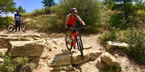 Technical trails with rocky terrain and lots of climbing for hardcore mountain bikers in Boulder