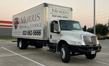 Morris Moving and Storage moving truck full service professional moving truck ready to move
