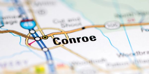 Map of Conroe. Long distance movers near me in Conroe. Movers in Conroe