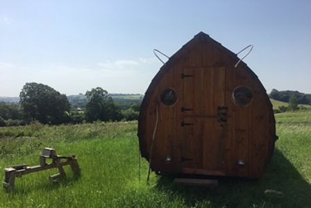 Fantastic views at Huxham Cross Farm