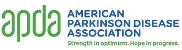 Logo of the American Parkinson Disease Association with tagline.