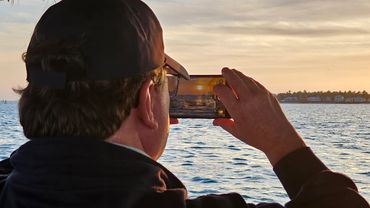 Capture a gorgeous setting sun on a Tiki Boat Adventures Key West Sunset Cruise