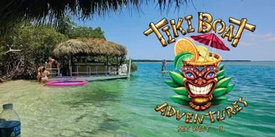 tiki boat adventure key west private charter to a remote island and sandbar