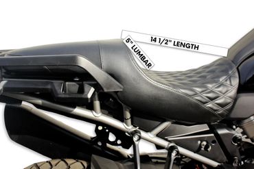 Close picture of bike seat.