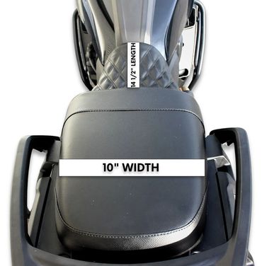 Close picture of bike seat.