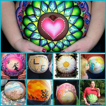 What ideas inspire your bump art? 