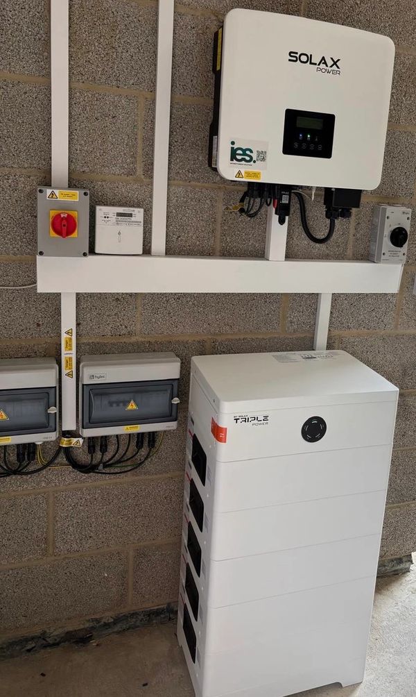 SolaX Stacking Batteries and Inverter, Integrity Energy Solutions, Approved Installer, Renewables