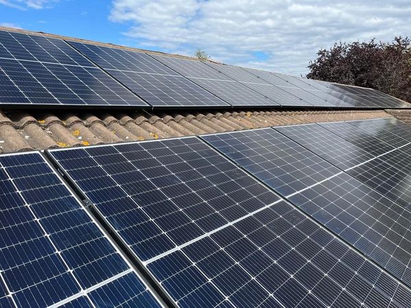 Solar Panels, Roof Works, On Roof, Integrity Energy Solutions, North East Renewable Specialists