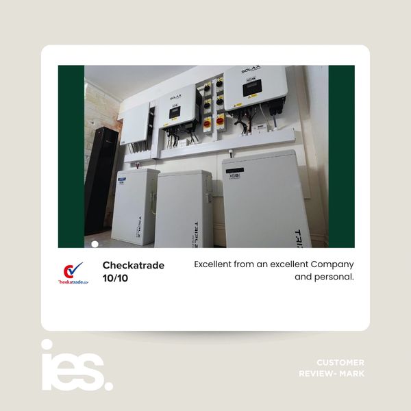SolaX Battery and Solar Install, Integrity  Energy Solutions, Customer Review, Checkatrade