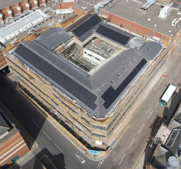 Northern Echo Building, Darlington, Solar Panels, Specialist Intall, Integrity Energy Solutions